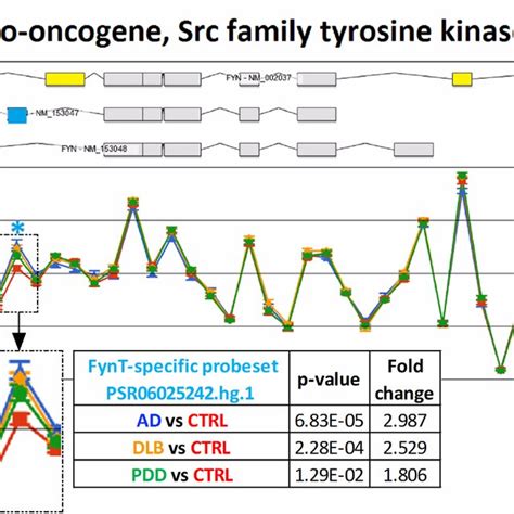 spliced fynt isoform.